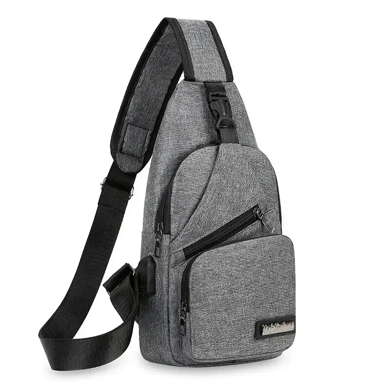 Men's Large Capacity Sling Bag — Outdoor Sports Shoulder Backpack