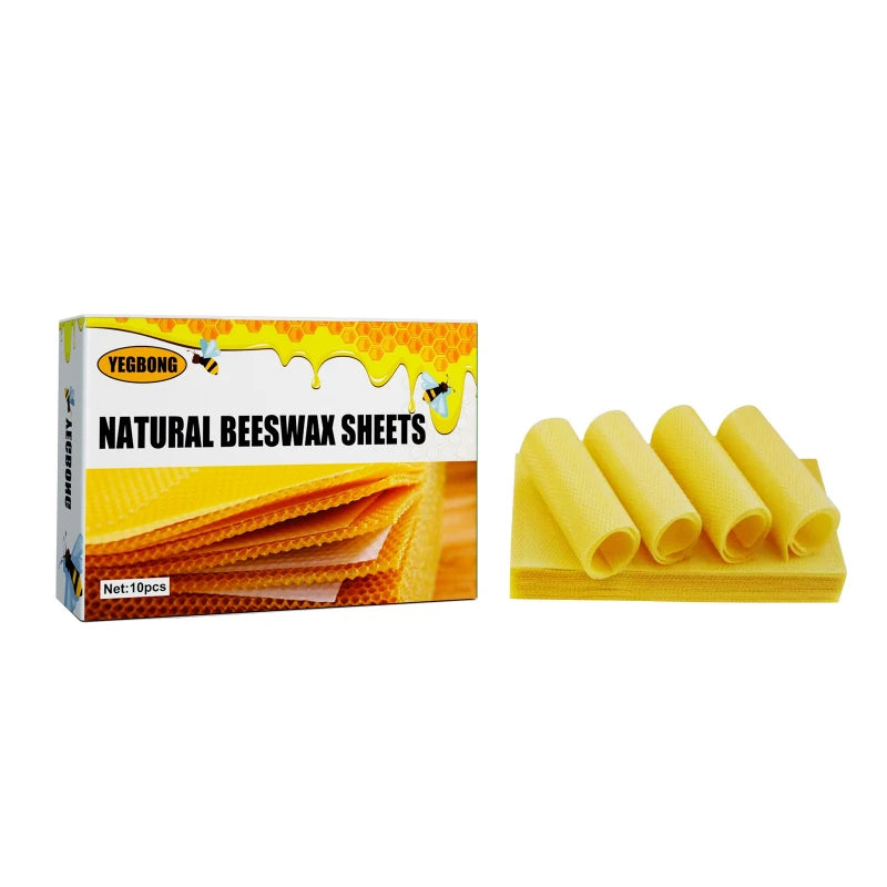 Natural Beeswax Foundation Sheets — Deep Cell Honeycomb for Beehives