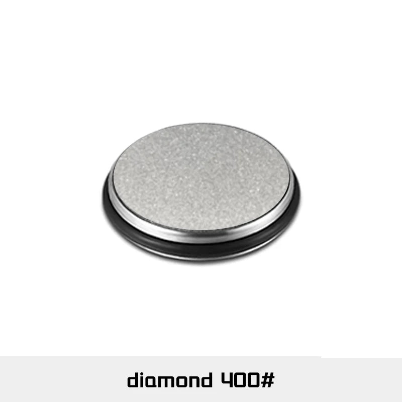 Rolling Knife Sharpener — Double Sided Diamond Stone with Magnetic Angle