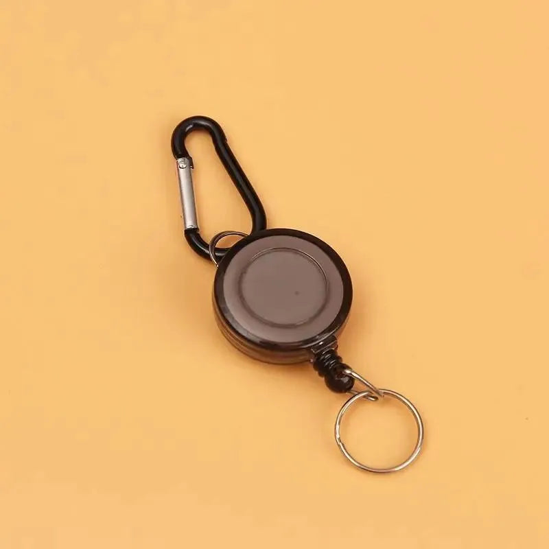 Retractable Badge Holder — Durable Aluminum Alloy Pull Buckle
