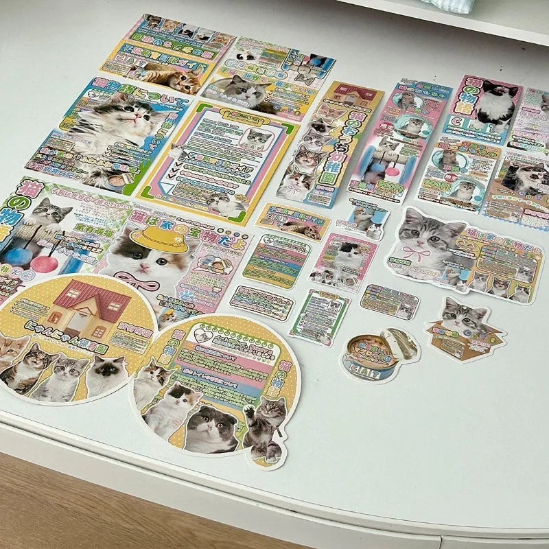 Scrapbooking Kit with Card Headers — Decorative Stationery & Journaling Set