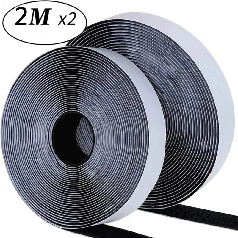Self-Adhesive Hook and Loop Tape — Extra Strong Double Sided Fastener