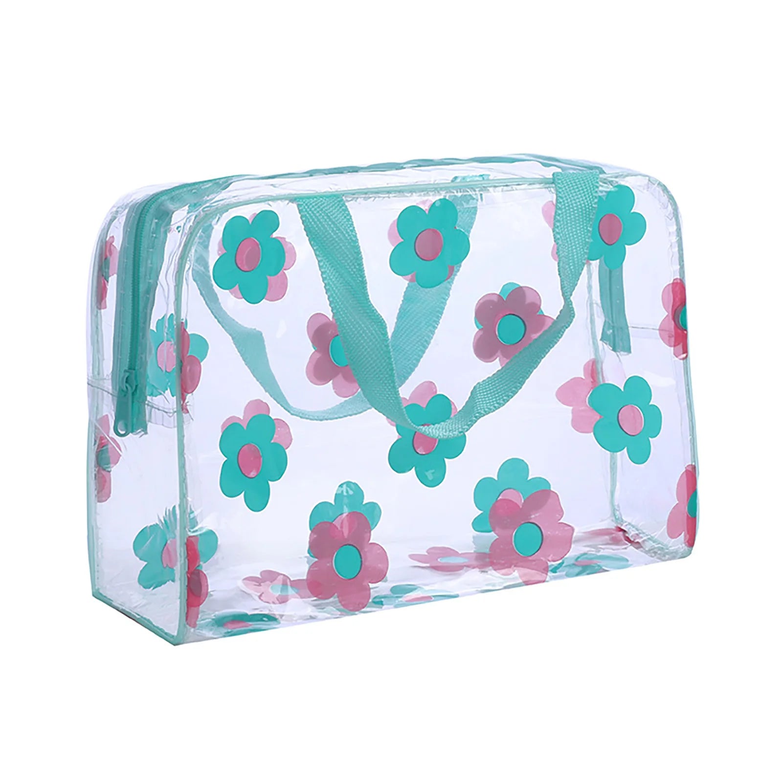 Transparent Travel Cosmetic Bag — Large Capacity Makeup Organizer