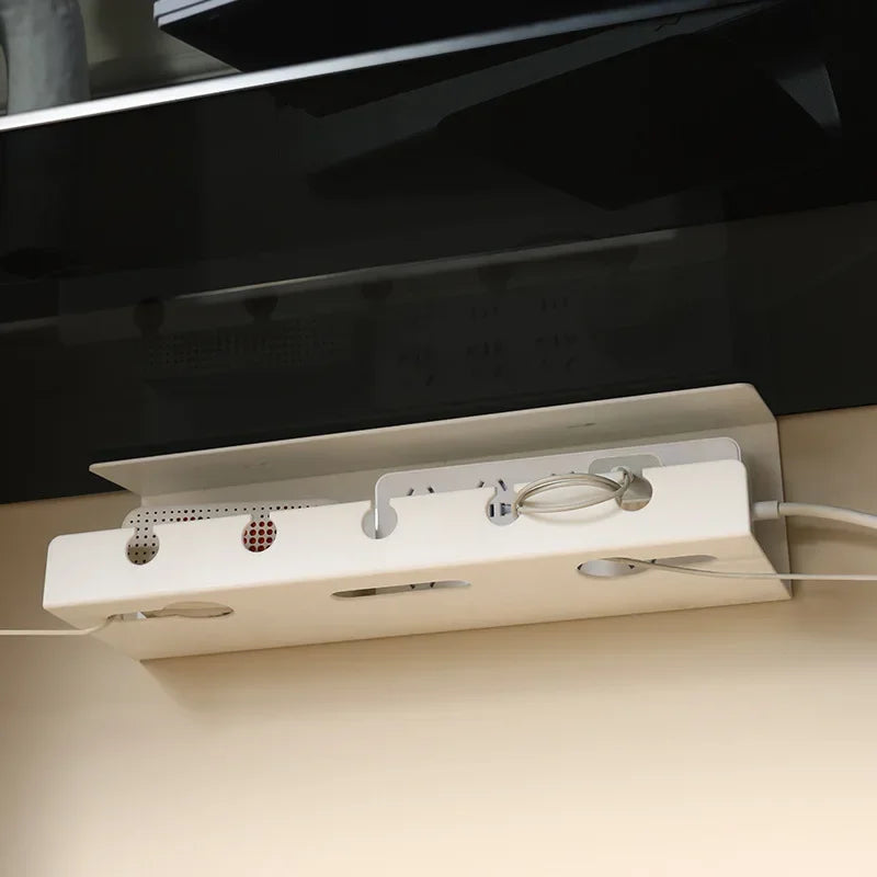 dawndesslo Under Desk Cable Organizer — Wire Management Tray for Office and Home