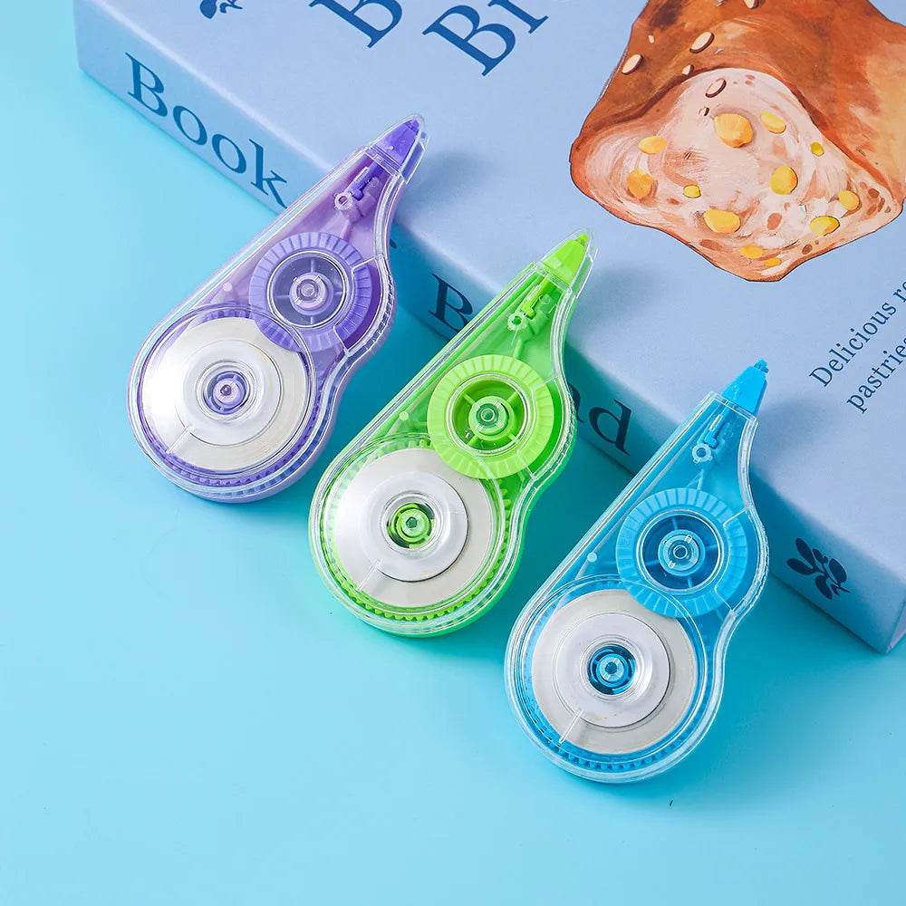 Correction Tape Set — Large Capacity Stationery for Students, 6 Pack