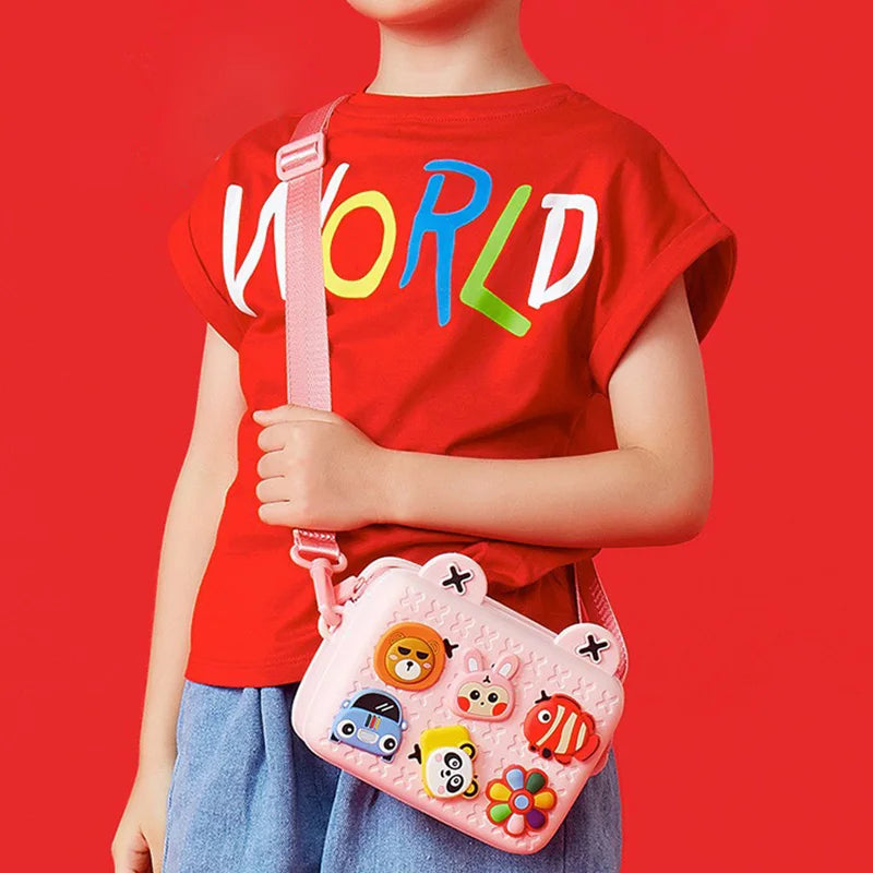 AWINPOP Kids Kawaii Backpack — Waterproof EVA School Bag for Boys and Girls