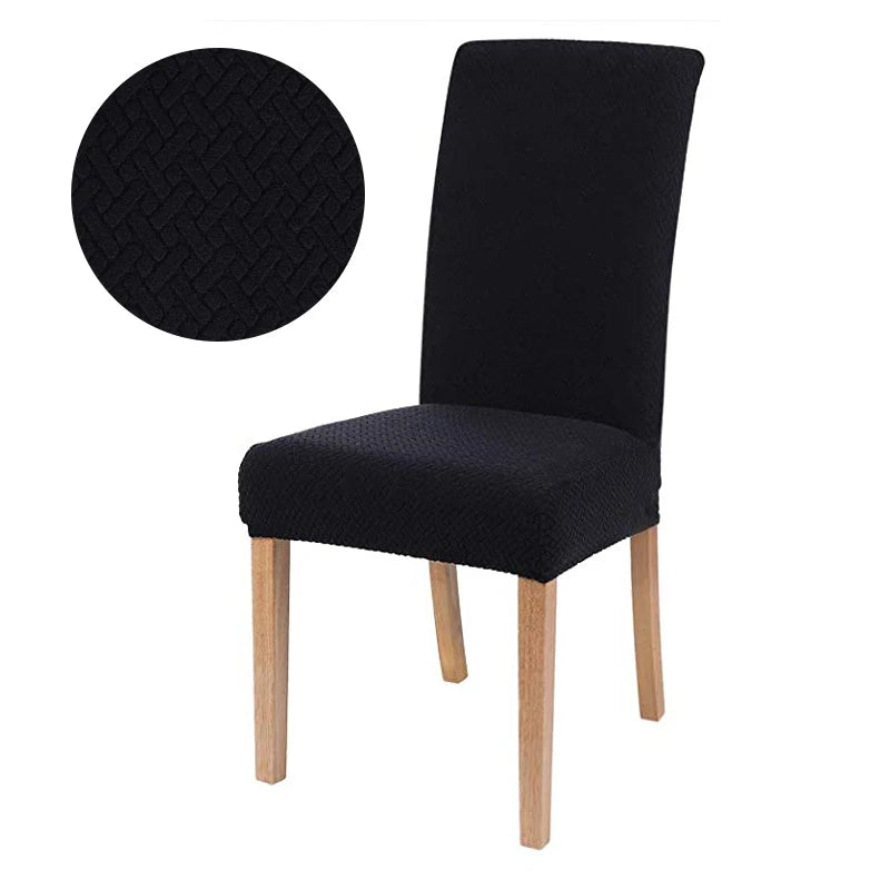 Universal Elastic Chair Cover — Stretchable Fabric Seat Protector