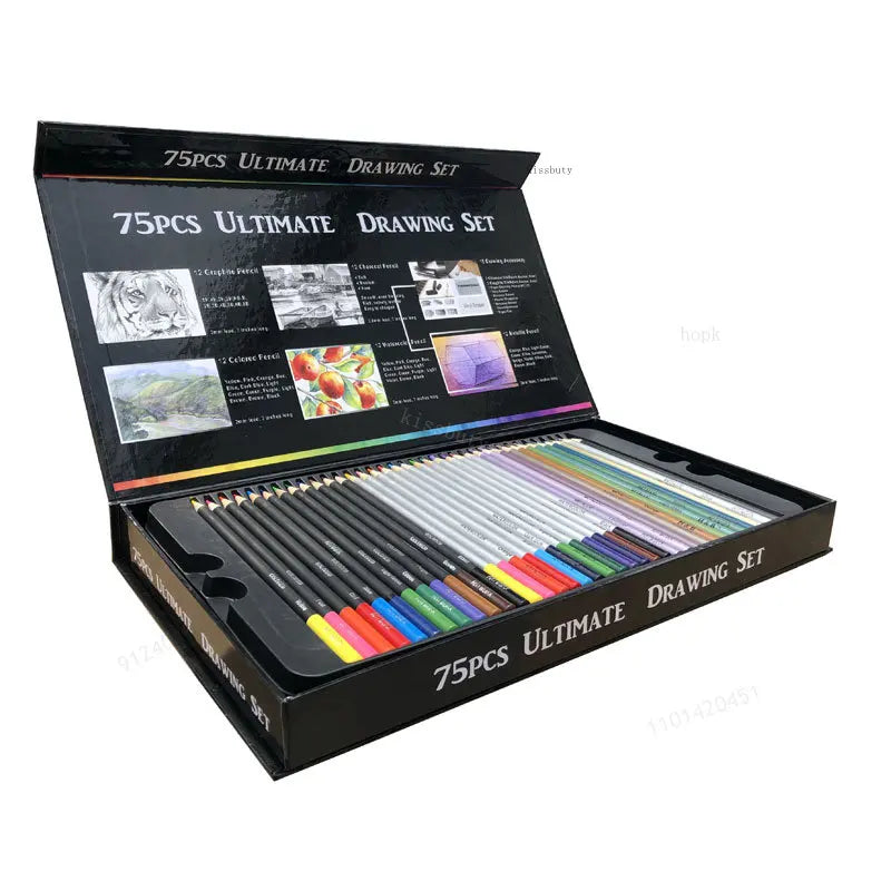 kissbuty Professional Sketching Pencil Set — Comprehensive Art Kit for Artists