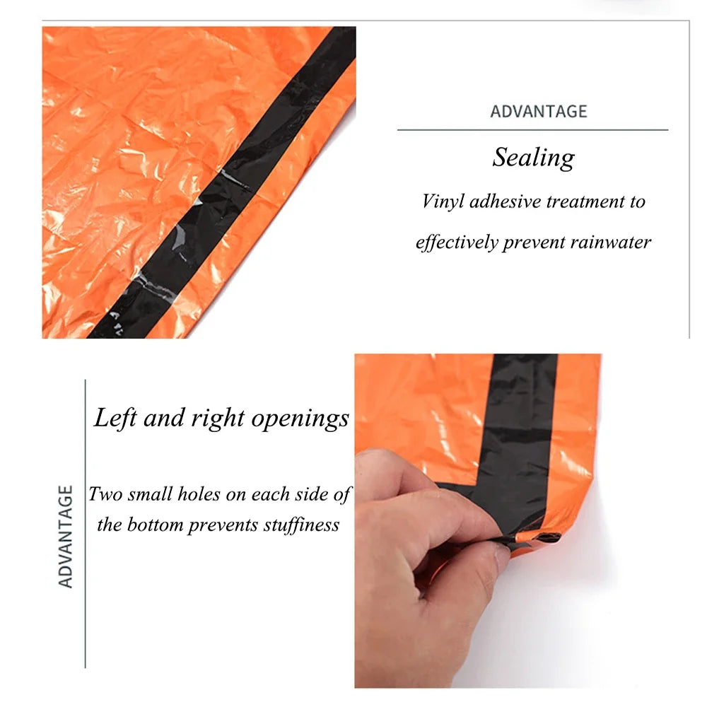 Emergency Survival Sleeping Bag — Waterproof Thermal Bivy Sack