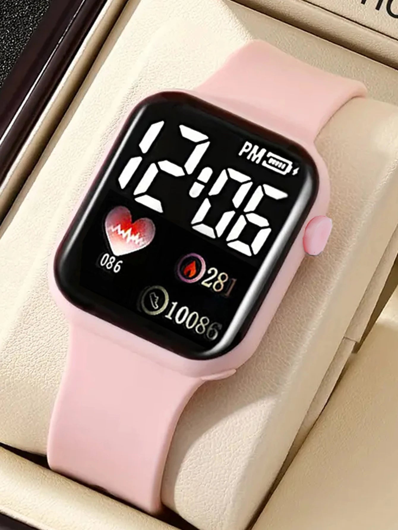 Digital Watch and Butterfly Accessory Set — Fashionable Gift Set