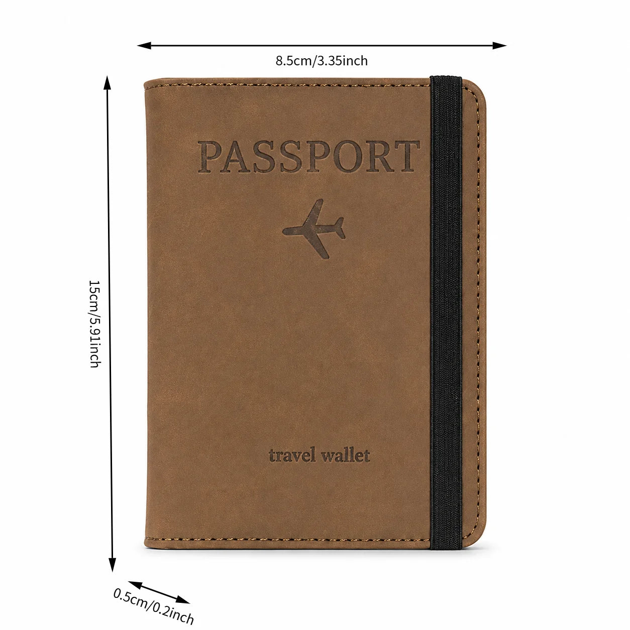 BUYLEMO Travel Passport Holder — Multi-Slot Card Wallet & Organizer
