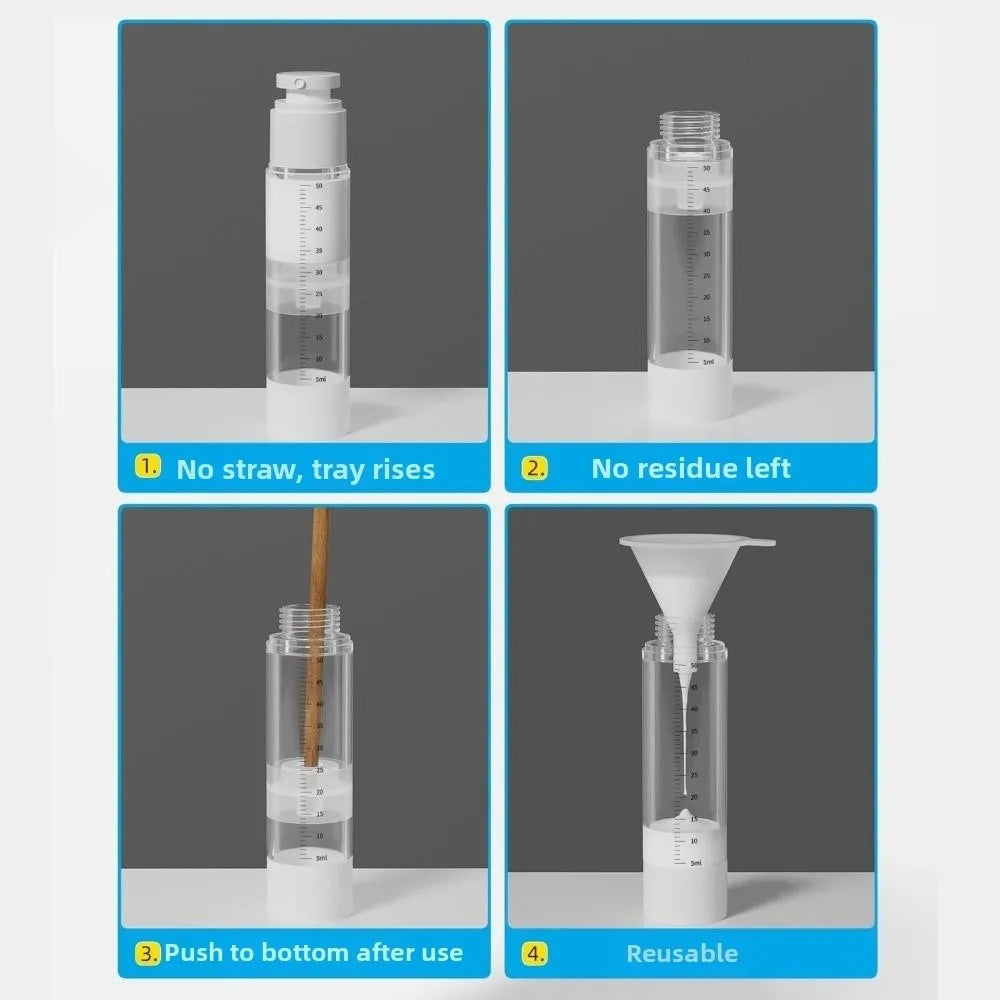 Transparent Travel Refillable Bottle Set — Leak Proof Portable Containers