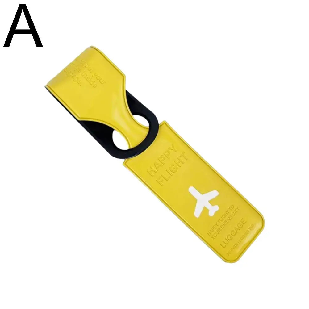 Travel Luggage Tag Holder — Waterproof Suitcase ID Label for Easy Identification