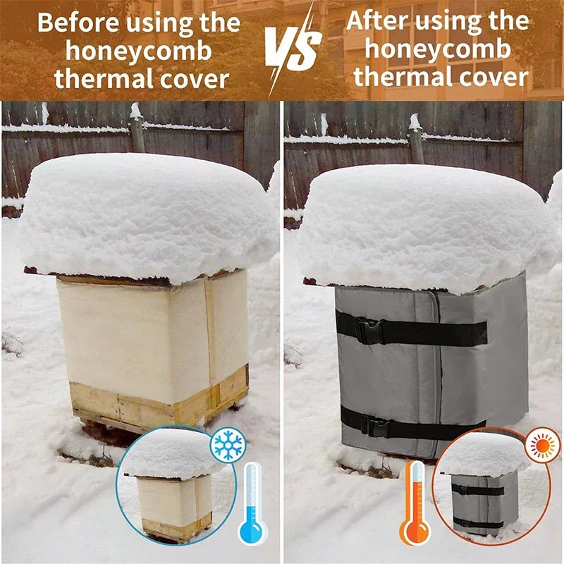 Winter Beehive Protective Cover — Thermal Insulation Bag for Honeycombs