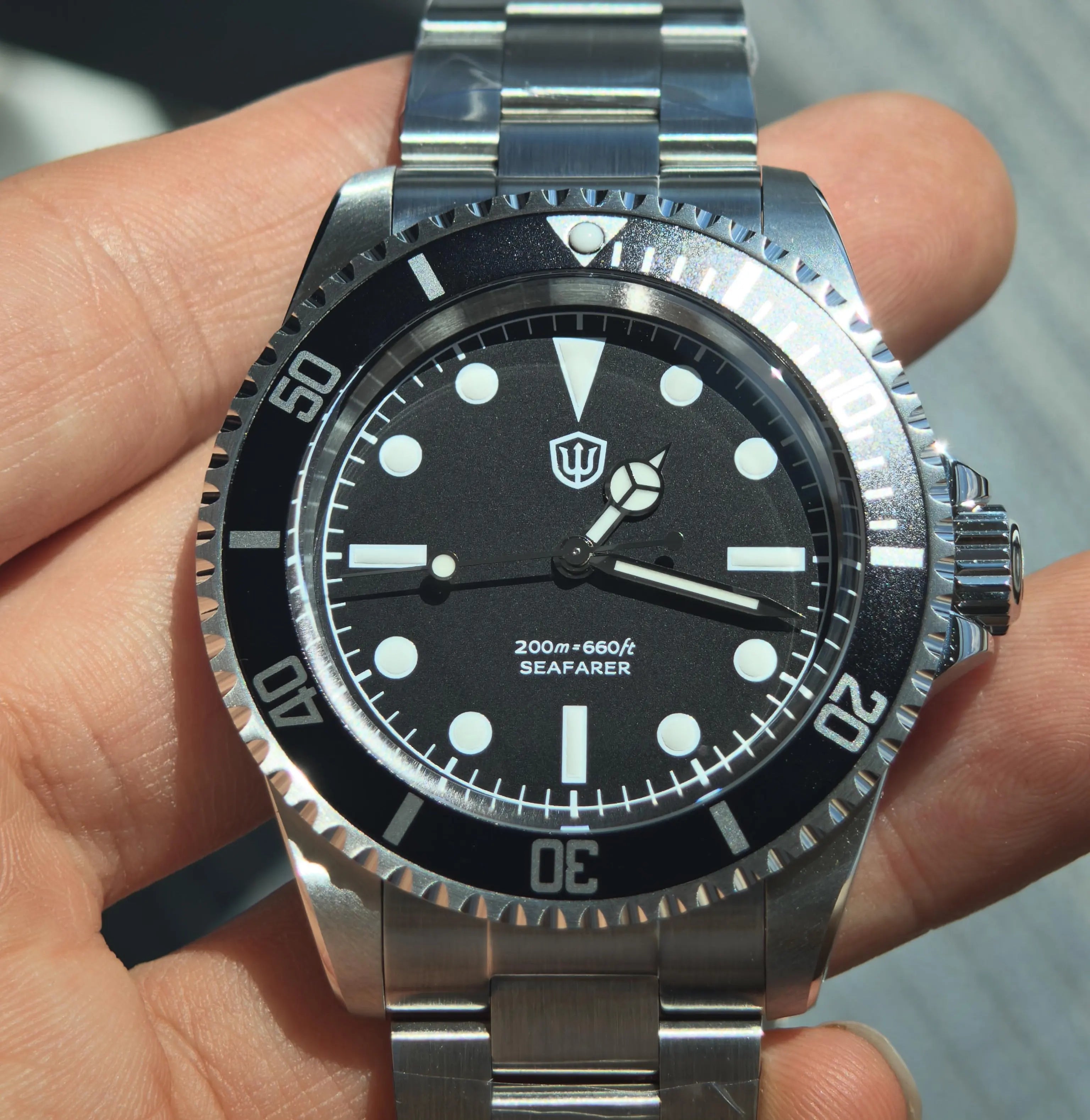 Watchdives WD5514Q Diver Watch — 40mm Quartz with Sweep Second Hand