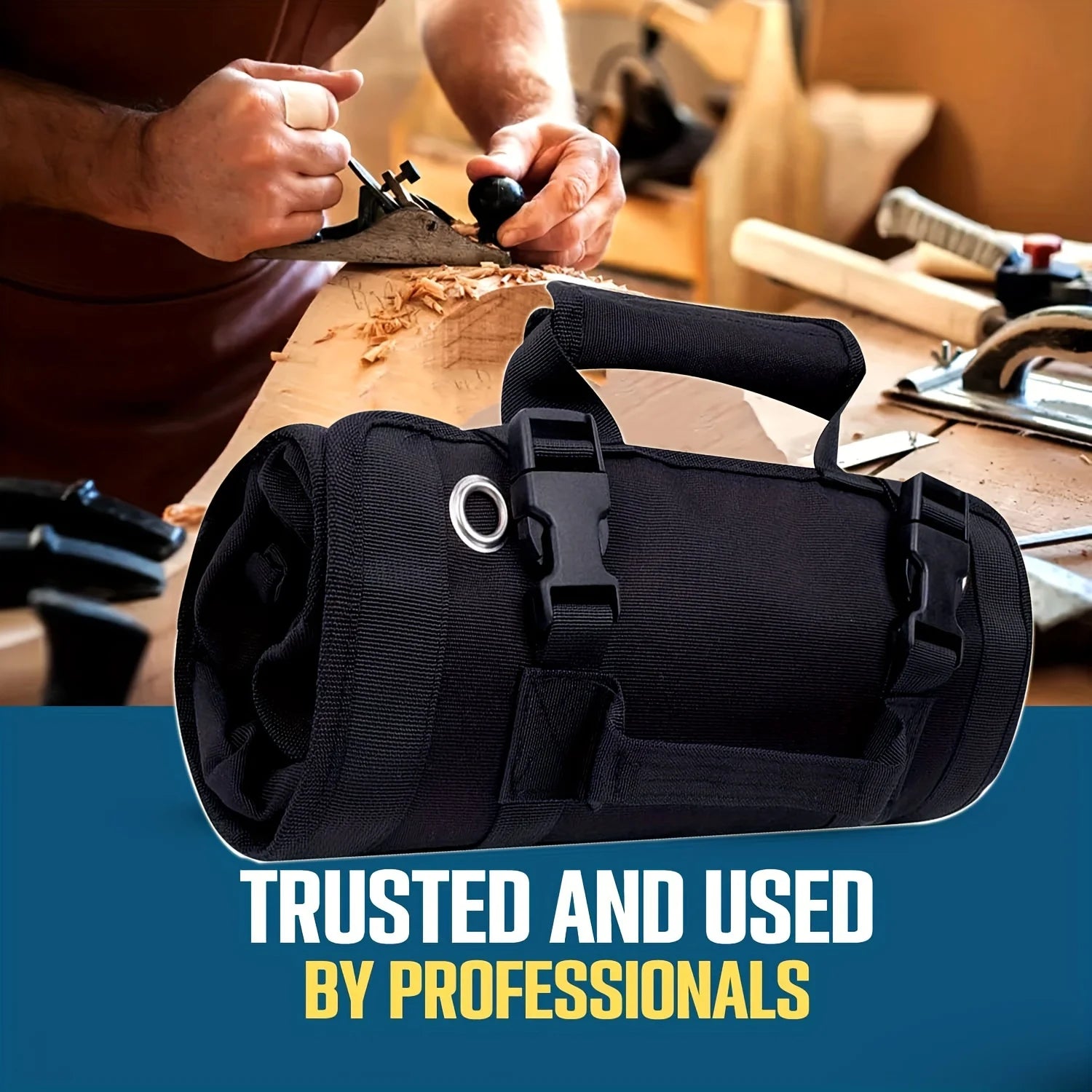 NIUXIANG Tool Bag Organizer — Heavy Duty Roll Up Design with Detachable Pouches