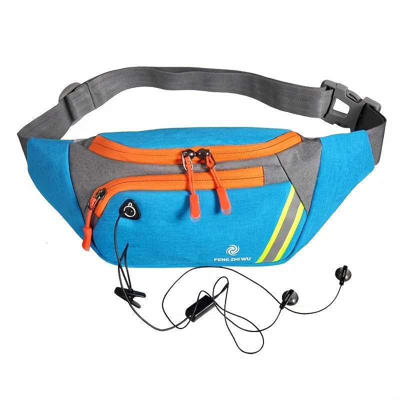 Waterproof Waist Pack — Casual Bum Bag for Travel and Sports