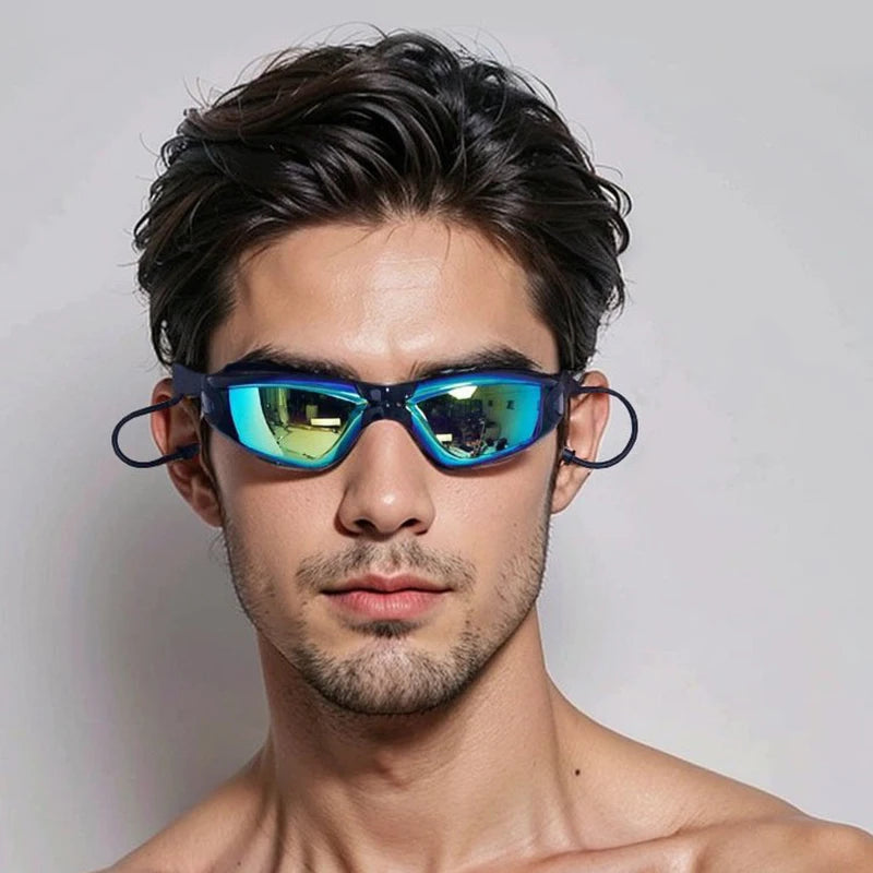 Professional Anti-Fog Swimming Goggles — Waterproof HD Vision Eyewear