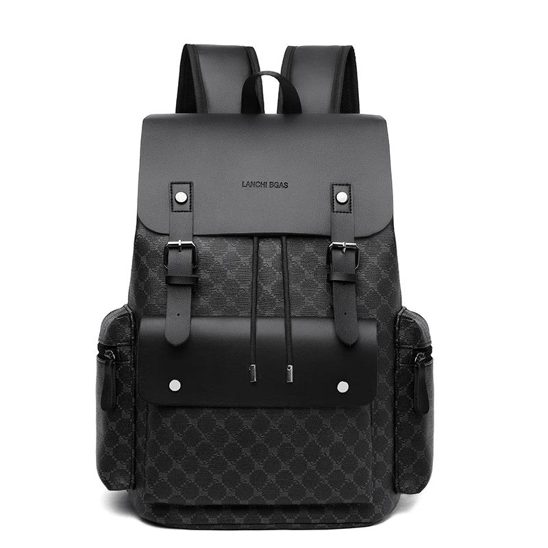 Multifunction Laptop Backpack — Stylish Daily Travel Bag, Black