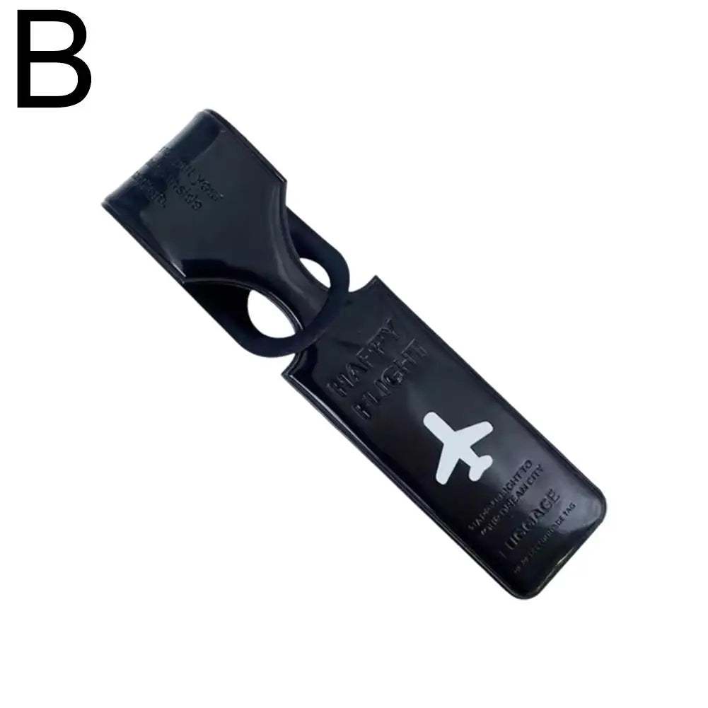 Travel Luggage Tag Holder — Waterproof Suitcase ID Label for Easy Identification
