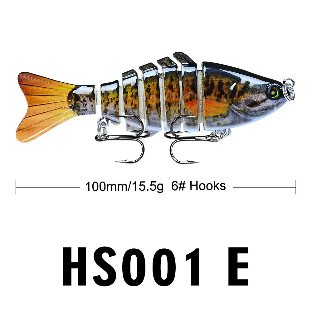 Multi-Section Fishing Lure Set — Versatile Artificial Bait for Various Waters