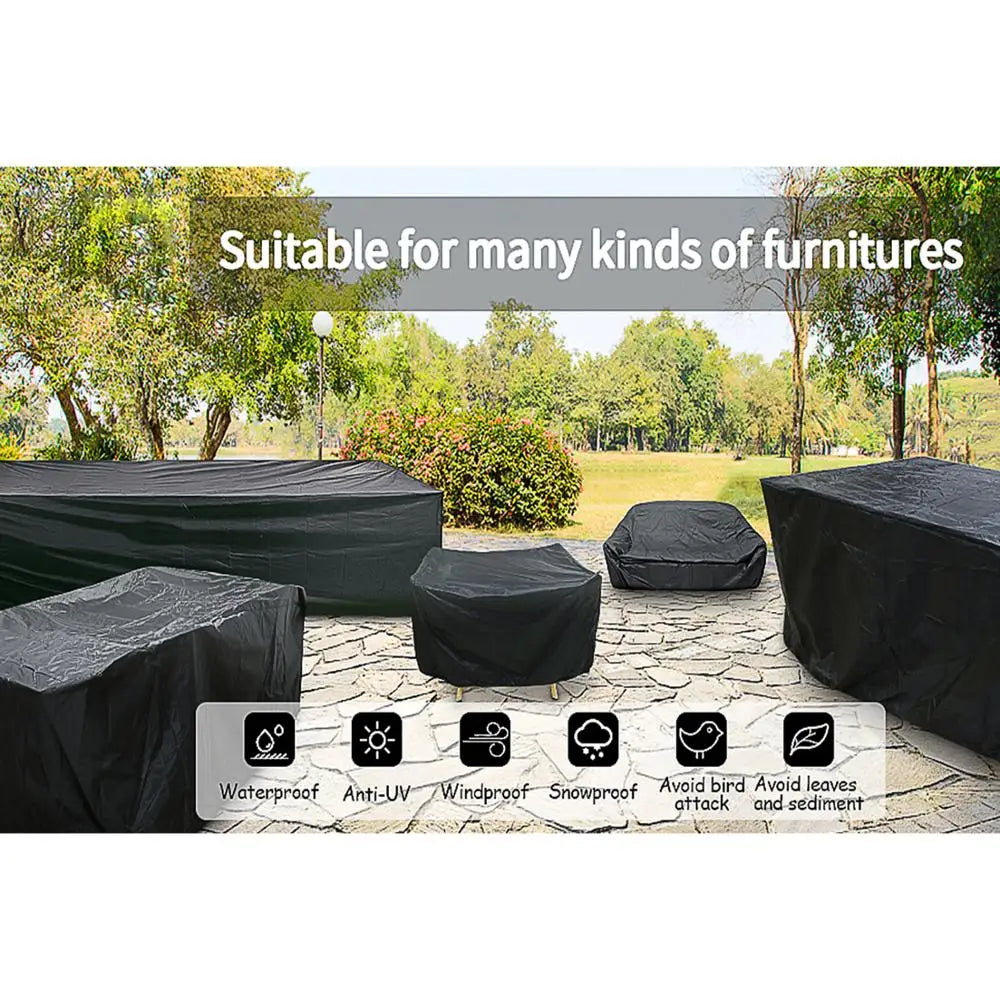 All-Weather Garden Furniture Cover — Waterproof Oxford Fabric Protector