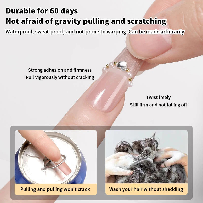Quick Drying Solid Nail Glue — Long Lasting Press On Nail Adhesive