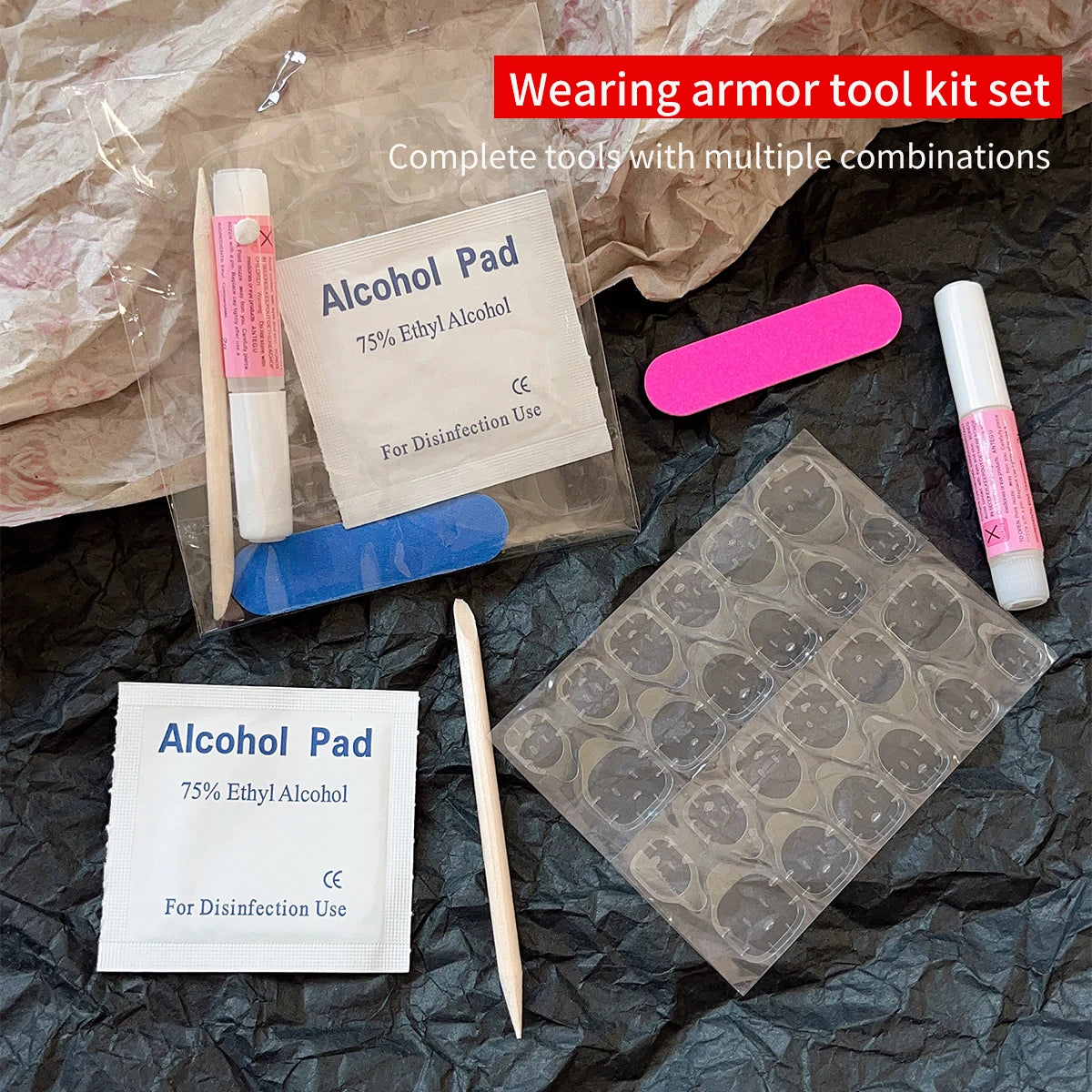 Multi-Functional Nail Art Kit — Manicure Correction & Cleaning Set