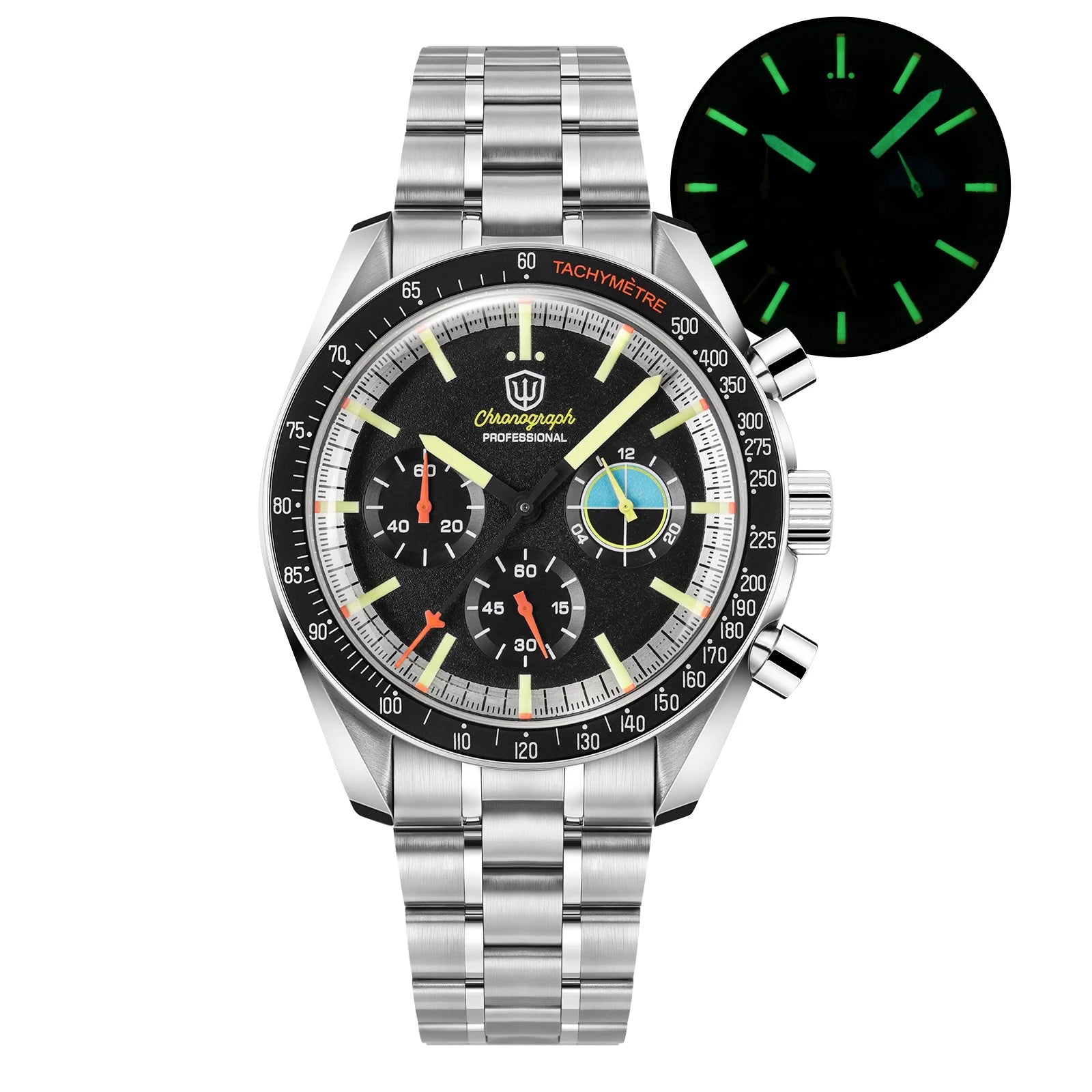 Watchdives WD1863A Chronograph Watch — Sapphire Crystal & Stainless Steel
