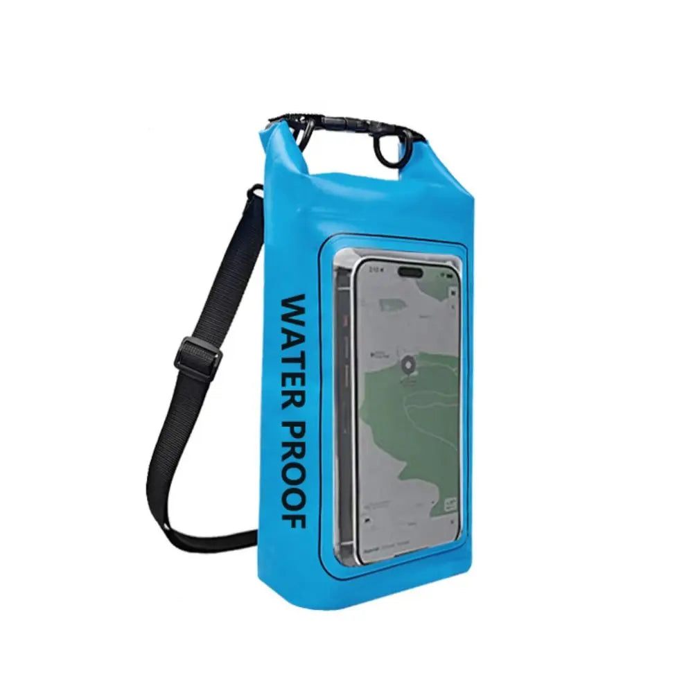 2L Waterproof Mobile Phone Bag — Touchscreen Compatible Dry Bag for Swimming