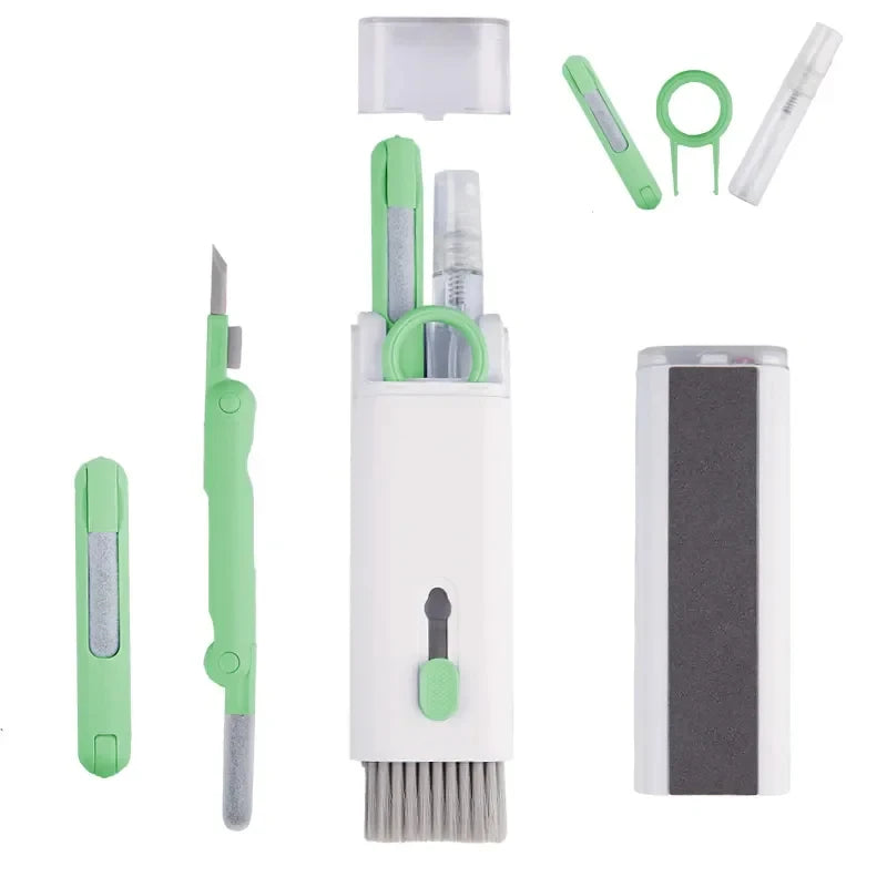 7-in-1 Electronics Cleaning Kit — Multi-Functional Tool Set for Keyboards and Earbuds