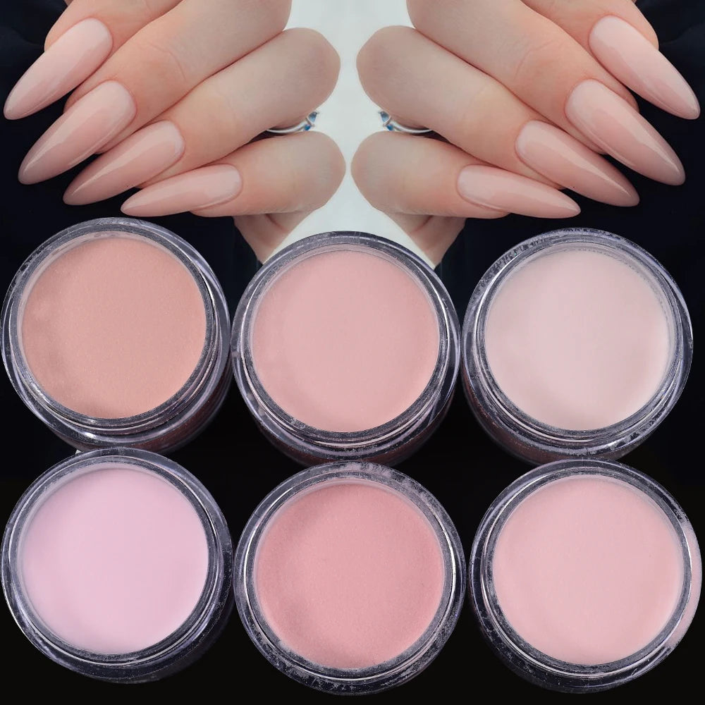 MAFANAILS Acrylic Nail Powder Set — Professional Crystal Dipping Kit, 6 Colors
