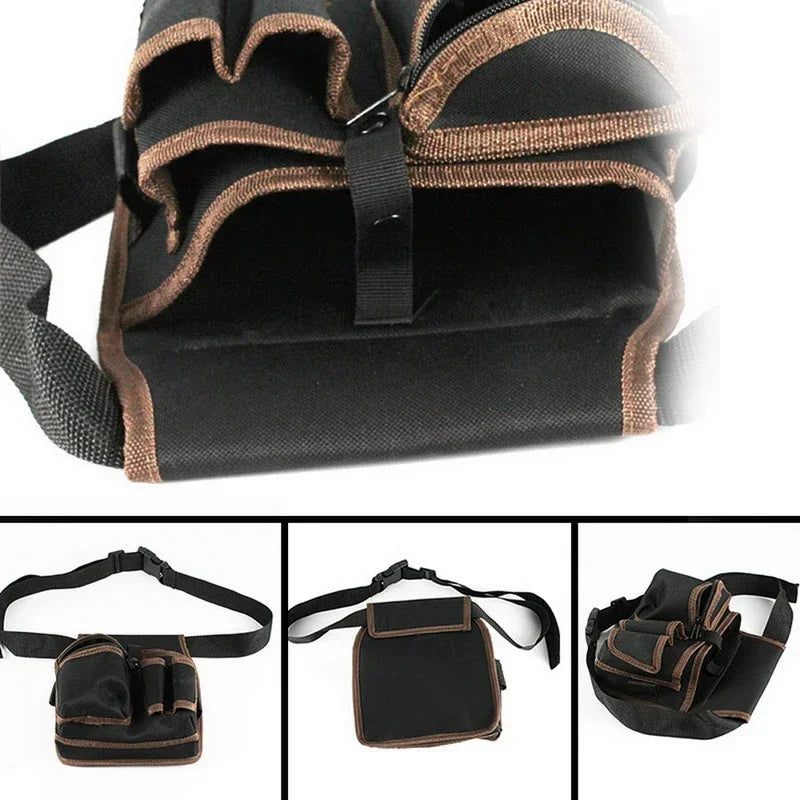 Multifunctional Tool Waist Bag — Heavy Duty Organizer for Electricians