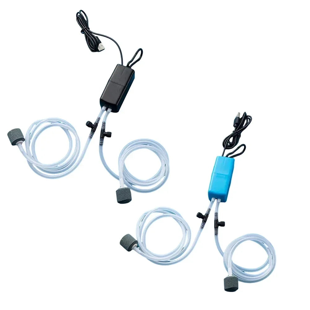 Mini Aquarium Air Pump Kit — Silent Oxygenation System for Fish Tanks