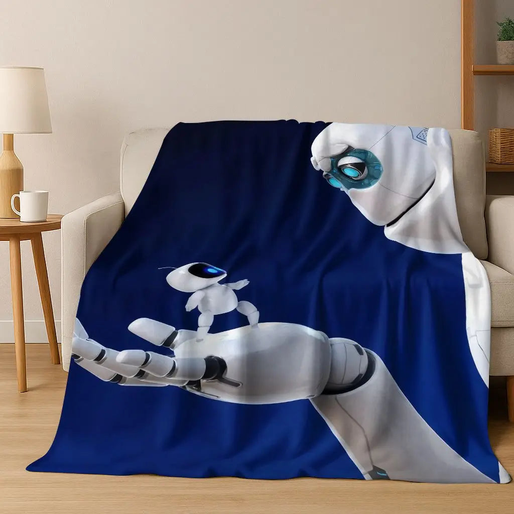 KAYOU Cartoon Flannel Blanket — Soft Warm Throw for Home and Travel