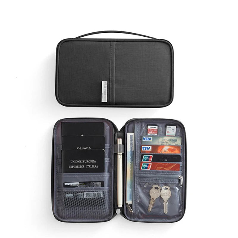 PULUE Travel Wallet Organizer — Waterproof Passport & Document Holder