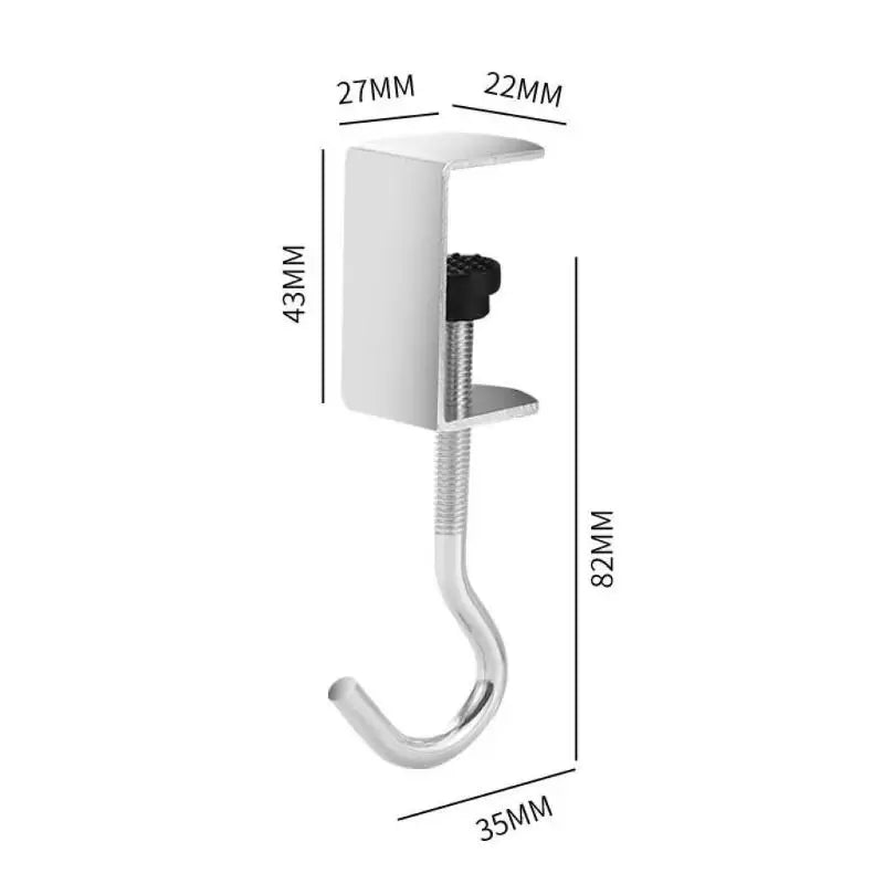 Durable Metal Mesh Panel Hooks — Versatile Wire Grid Hanging Hooks