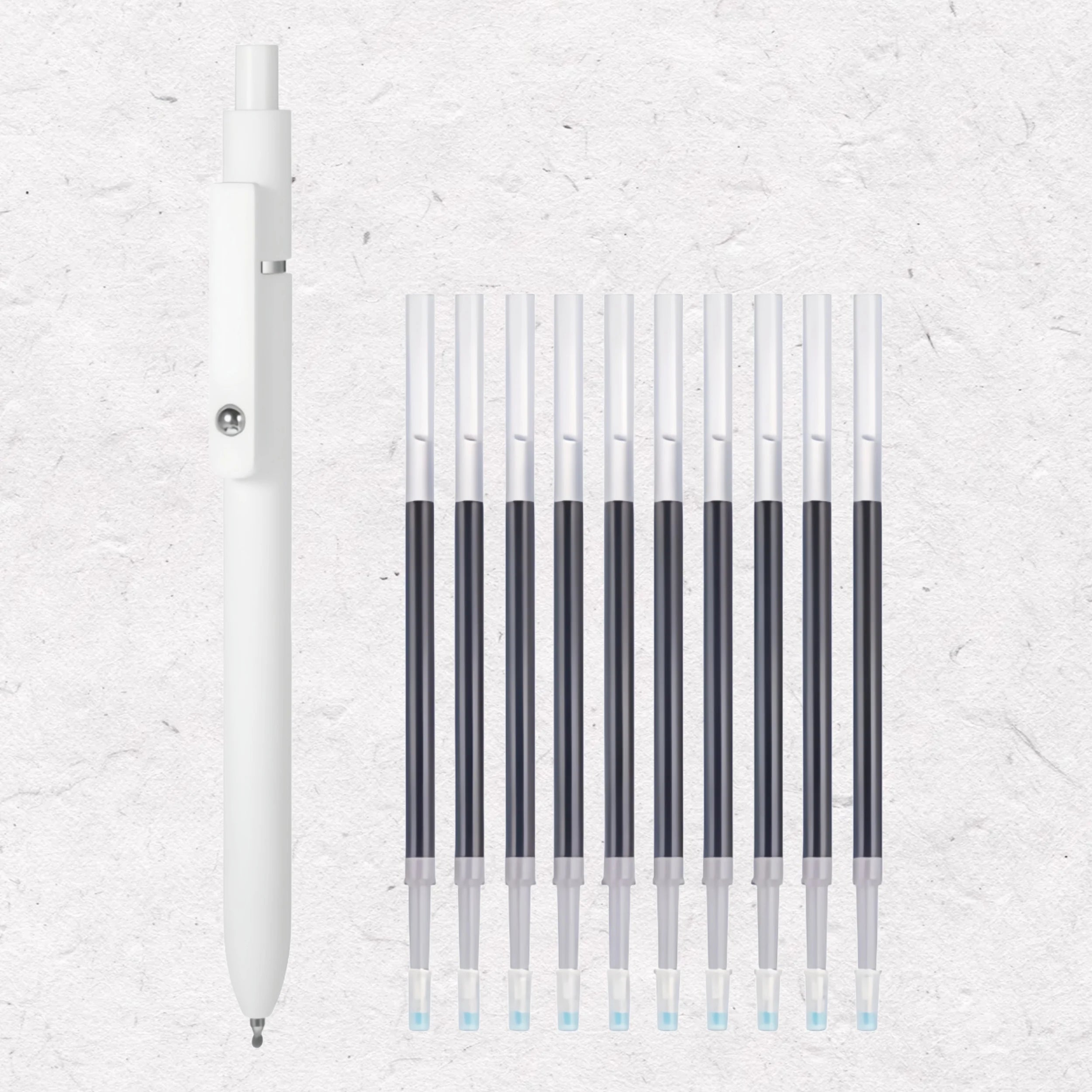 Smooth Writing Gel Pen Set — Fine Tip Black Ink for School and Office