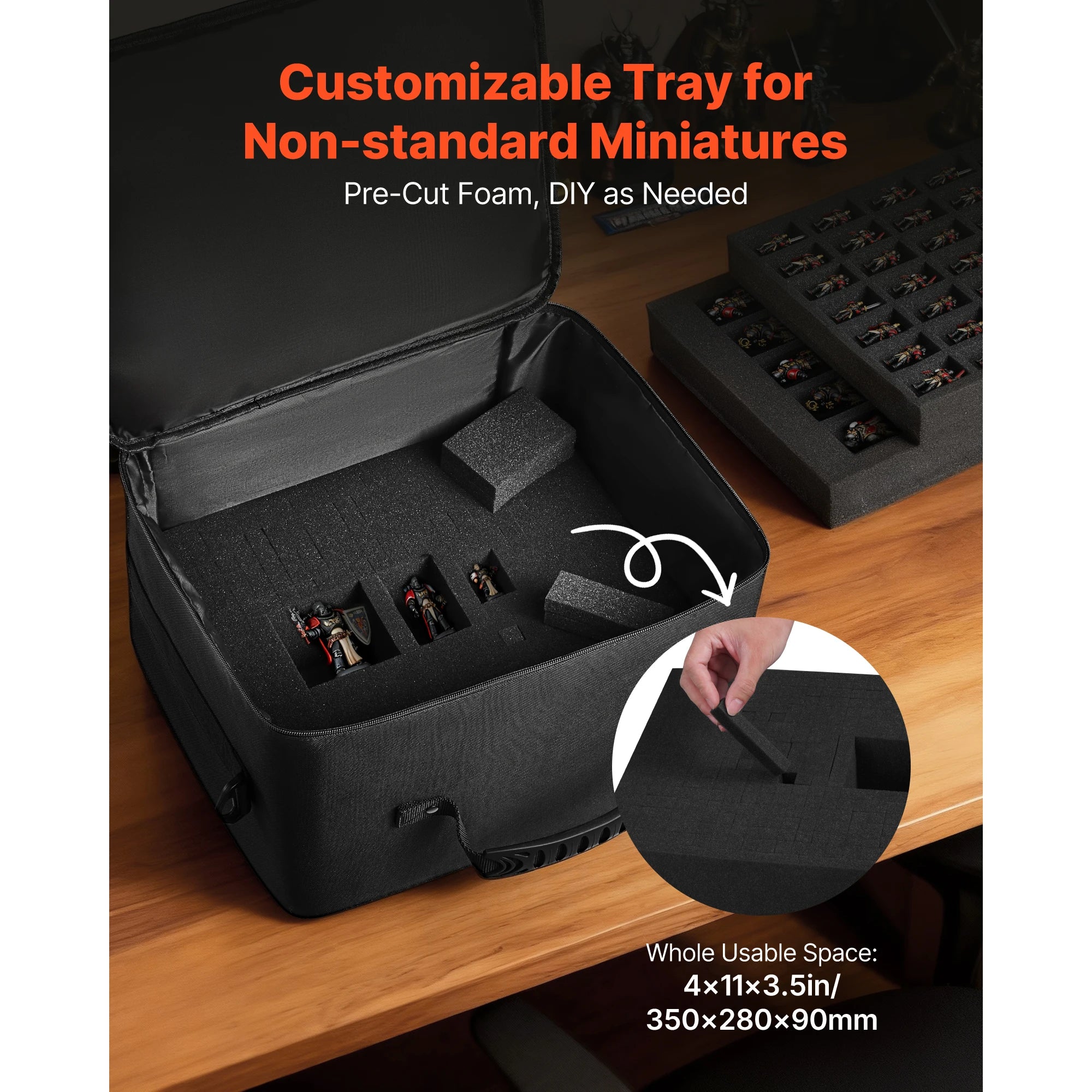 Miniature Transport Carrying Case — Protective Storage for Scale Models