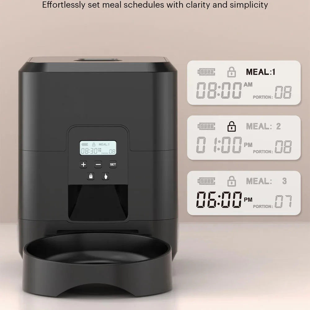ZYfeeder Automatic Pet Feeder — Timed Portion Control Dispenser
