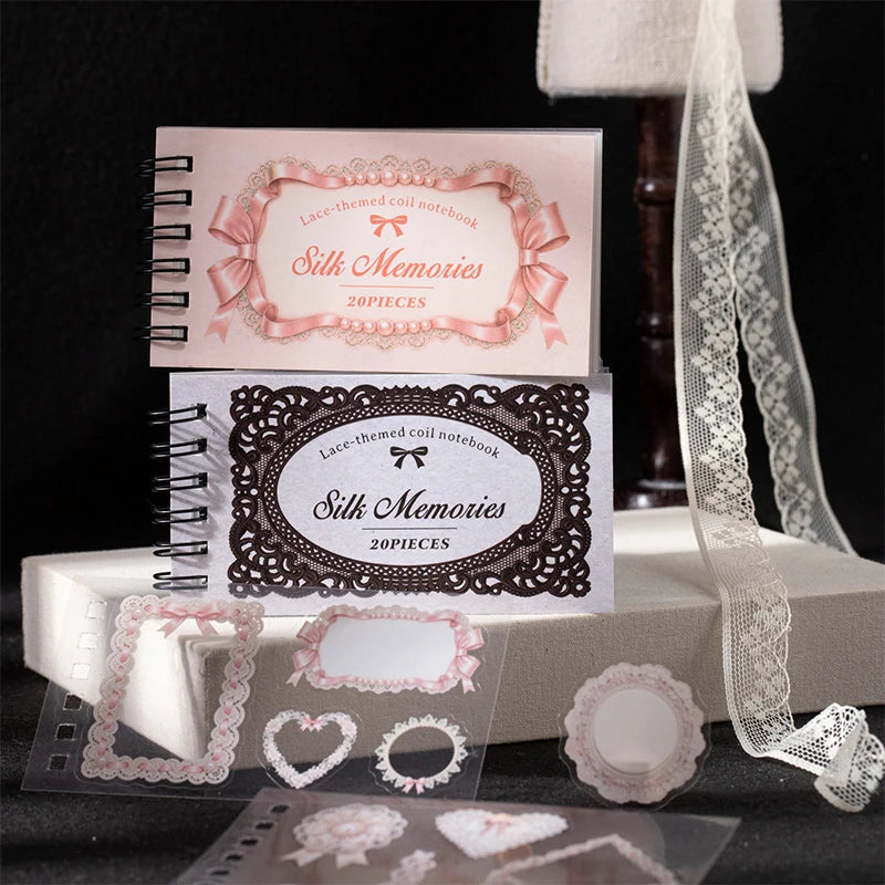 Lace Sticker Book — DIY Scrapbooking Kit
