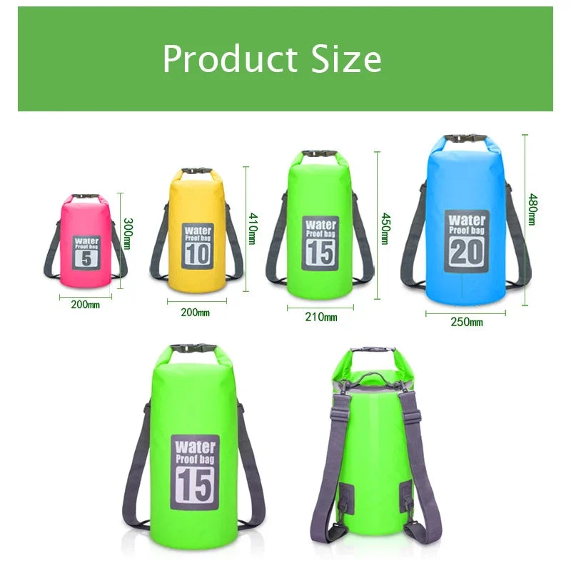 Hike Mount Waterproof Dry Bag — Heavy Duty Storage for Kayaking & Camping