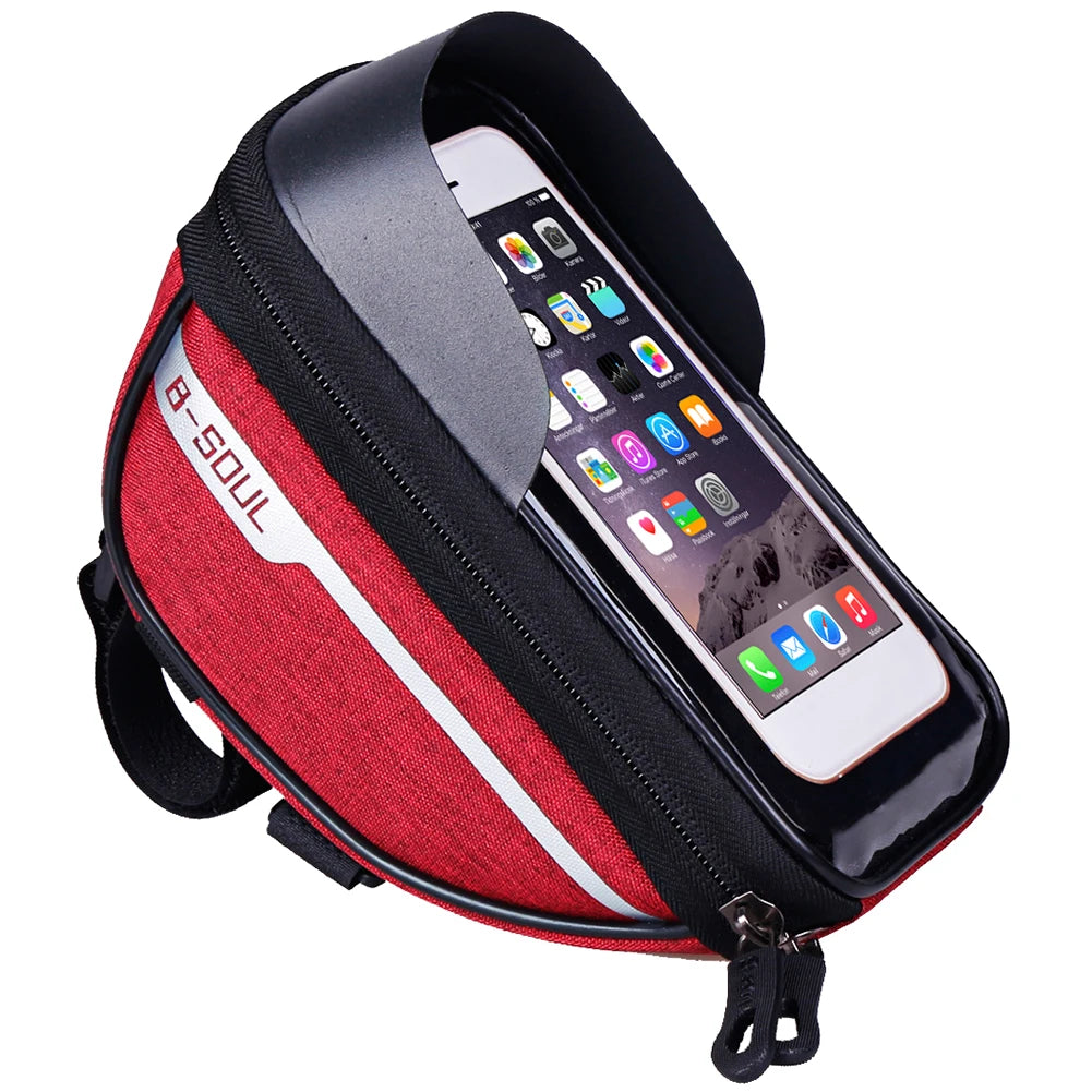 Waterproof Bicycle Phone Bag — Touch Screen Handlebar Mount for Cycling