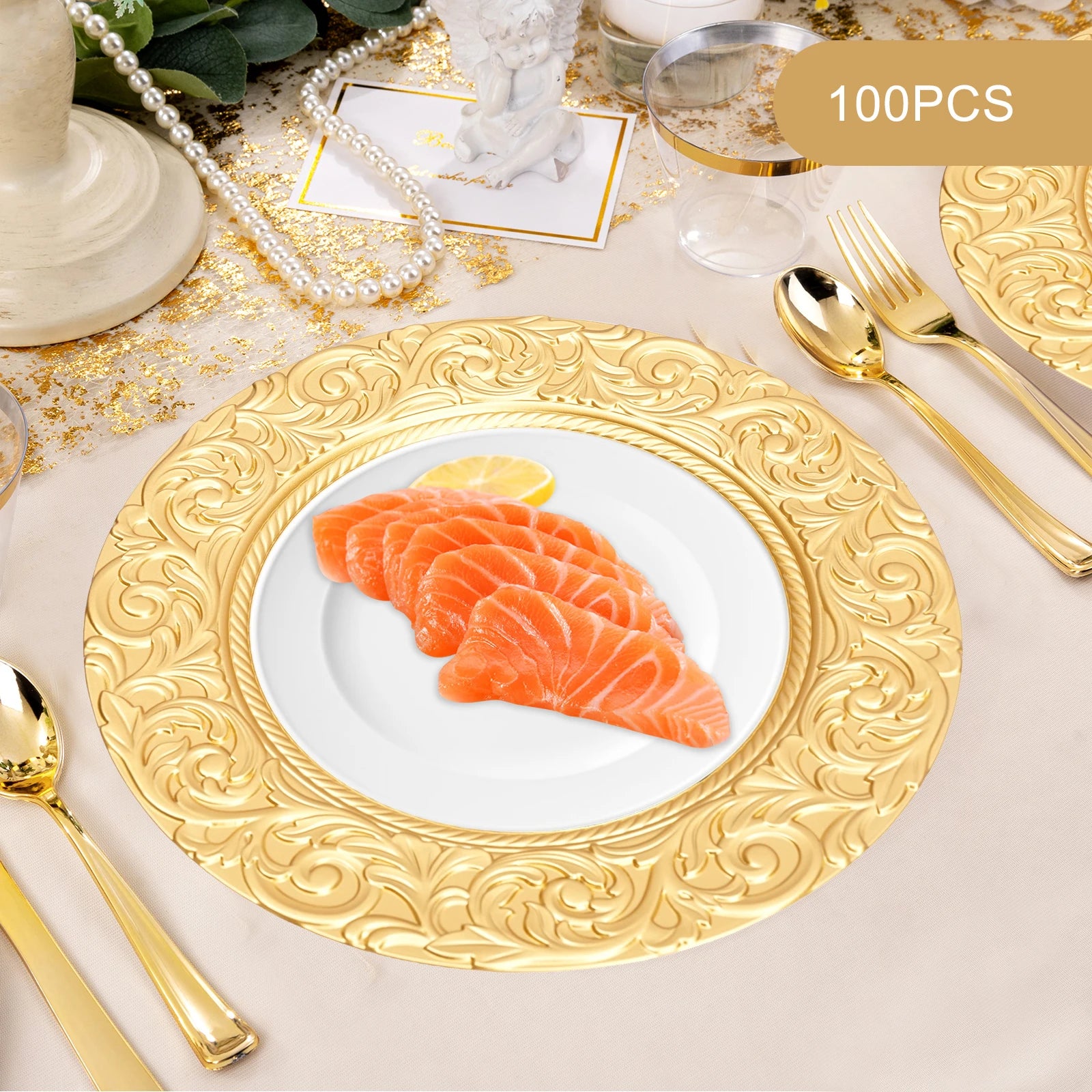 Charger Plates — Round Reusable Serving Plates