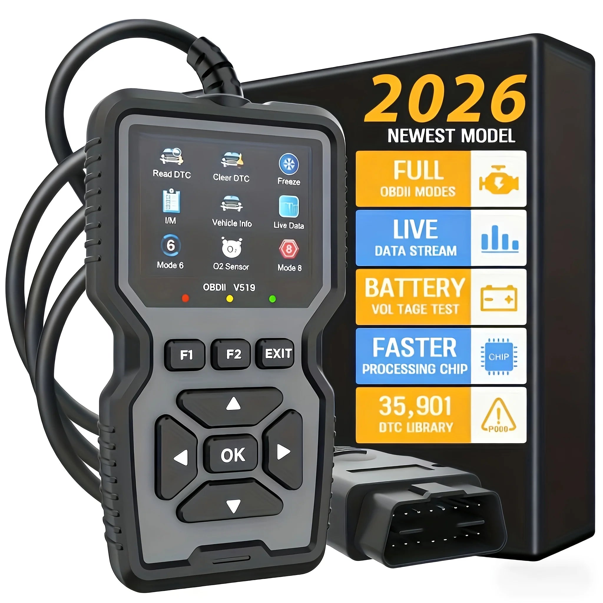 OnRetul V519 Professional OBD2 Scanner — Automotive Diagnostic Tool