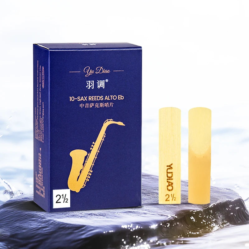 Saxophone Reeds — Natural Air-Dried Wood for Alto, Tenor, and Soprano