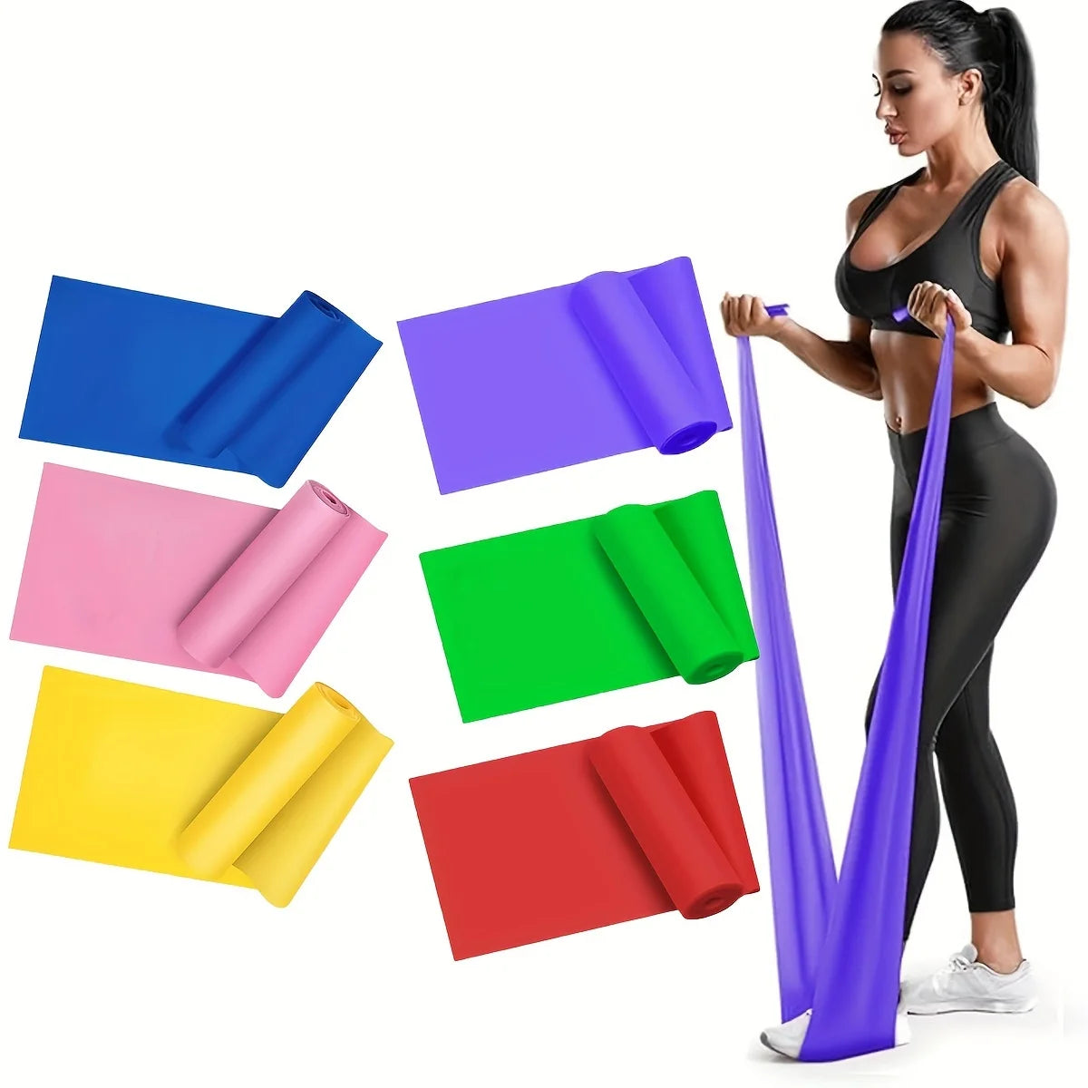 Resistance Band Set — Versatile Strength Training & Stretching Tool