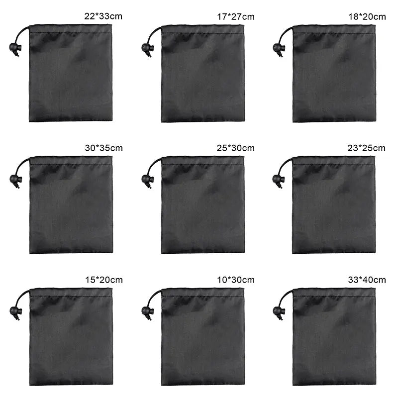 ACRDDK Drawstring Nylon Storage Bags — Lightweight Travel Organizer