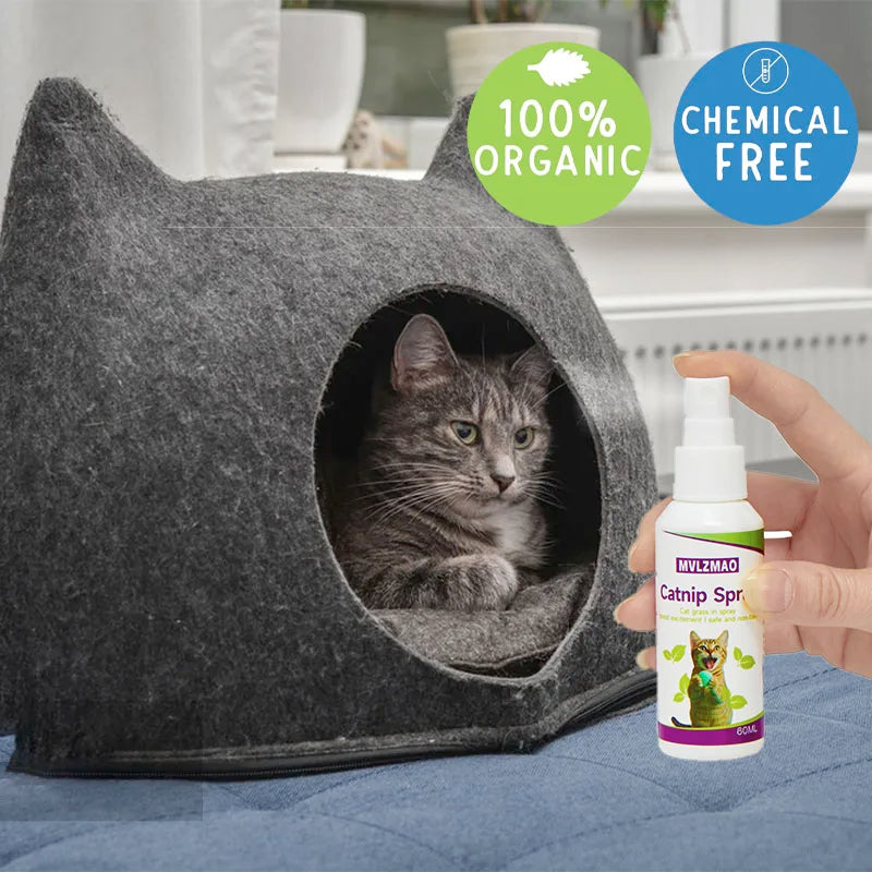 Catnip Behavior Spray — Playful Stimulant & Stress Relief Mist