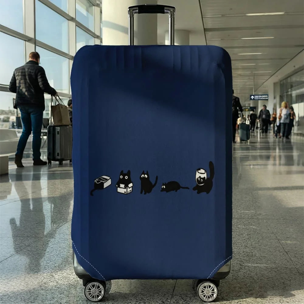 Elastic Luggage Cover Protector — Waterproof and Dustproof Suitcase Guard